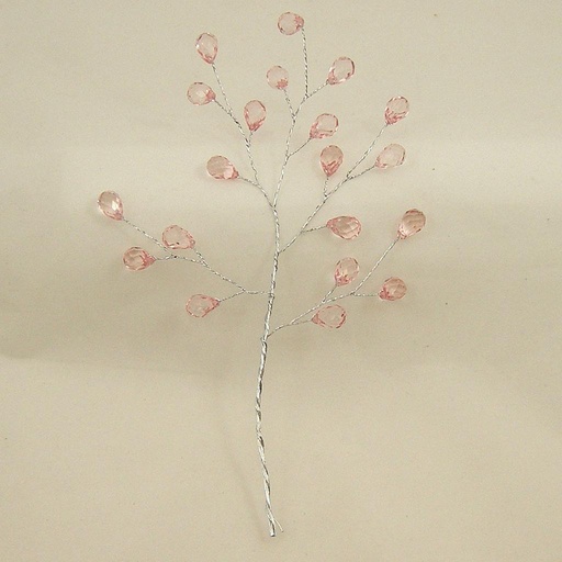 [SA4090-PNK] ACRYLIC BEAD PICK 8.5"  PINK