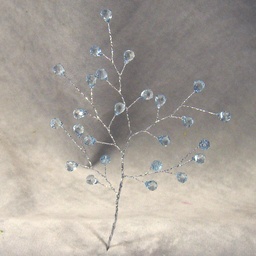 [SA4091-BLU] ACRYLIC BEAD PICK 8&quot;  BLUE