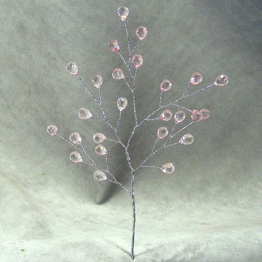 [SA4091-PNK] ACRYLIC BEAD PICK 8"  PINK