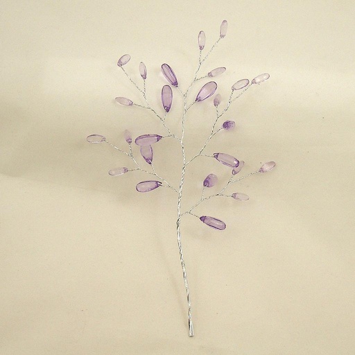 [SA4092-PUR] ACRYLIC PRISM PICK 8.5"  PURPLE