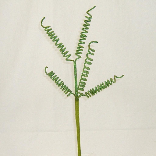 [SA4108-GRN] SPRING CURLY SPRAY X5 16"  GREEN