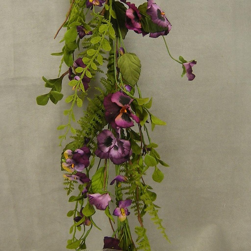 [SA4134] GARLAND 4' PANSY   PURPLE