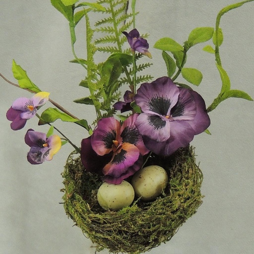[SA4137] PANSY PICK 16" W/NEST  PURPLE