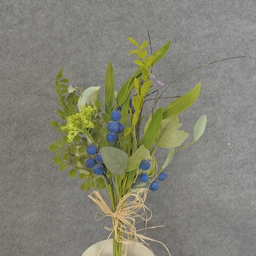 [SA6017-BLU] BERRY/FOLIAGE BUNDLE X6 17"  BLUE