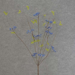 [SA6018-BLU] TWIG/BERRY SPRAY X7 32&quot;  BLUE