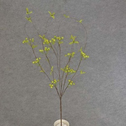 [SA6018-GRN] TWIG/BERRY SPRAY X7 32&quot;  GREEN