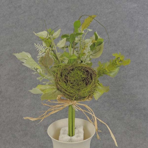 [SA6042] LEAF BUNDLE W/NEST 13" X6
