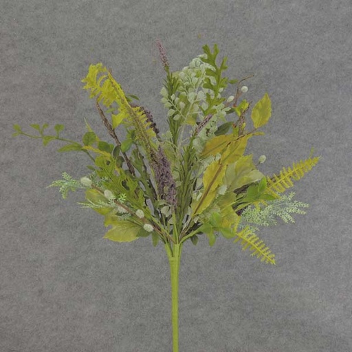 [SA6044] FOLIAGE/HEATHER MIX SPRAY 24"  1