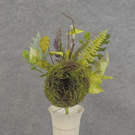 [SA6054] FOLIAGE/HEATHER/NEST PICK 12"