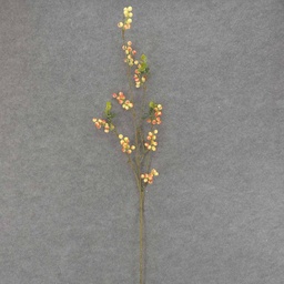 [SA7016-YRD] BERRY TWIG SPRAY X3 48&quot;  YELLOW/RED