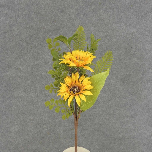 [SA7068] SUNFLOWER/GREENERY PICK X6 17"