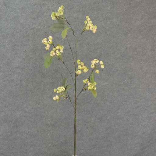 [SA8012-CGN] 27" BERRY CLUSTER SPRAY  CREAM/GREEN
