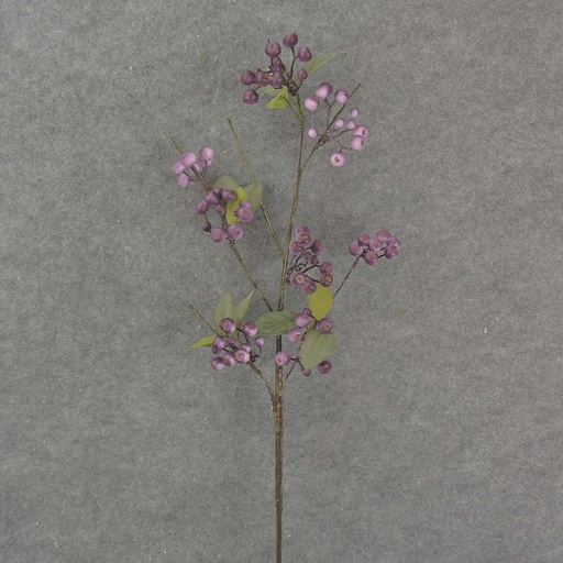 [SA8012-PLV] 27" BERRY CLUSTER SPRAY  PURPLE/LAVENDER