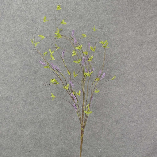 [SA8013-PUR] 40" FLOWERING TWIG SPRAY H.WRAP  PURPLE