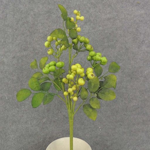 [SA8015-LGN] 14" BERRY LEAF PICK  LIGHT GREEN 