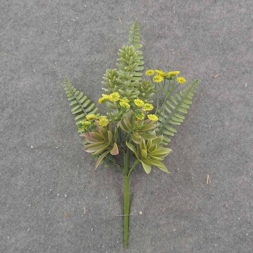 [SA9002] FERN/SUCCULENT/QAL PICK 13" 