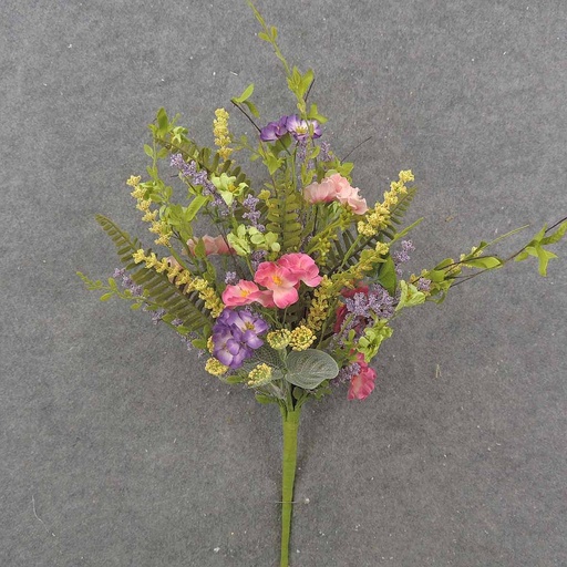 [SA9015] MIXED FLOWER/FOLIAGE BUSH 21" 