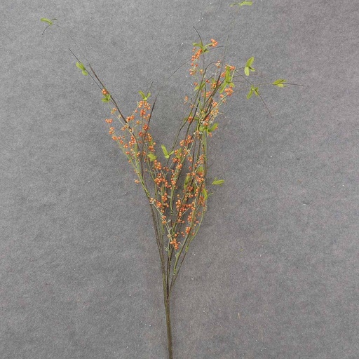[SA9022-ORG] BUBBLEBERRY TWIG SPRAY 42" ORANGE