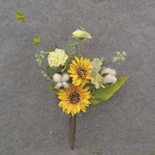 [SA9052] SUNFLOWER/COTTON PICK 12" 