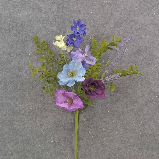 [SA9062] HIBISCUS/LAVENDER PICK 12" PURPLE/LAVENDER