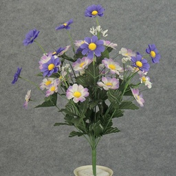 [SB104-PUR] DAISY BUSH X12 PURPLE COMBO