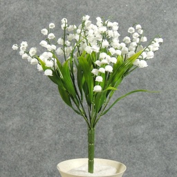 [SB303-WHT] LILY OF THE VALLEY BUSH 10&quot;  WHITE