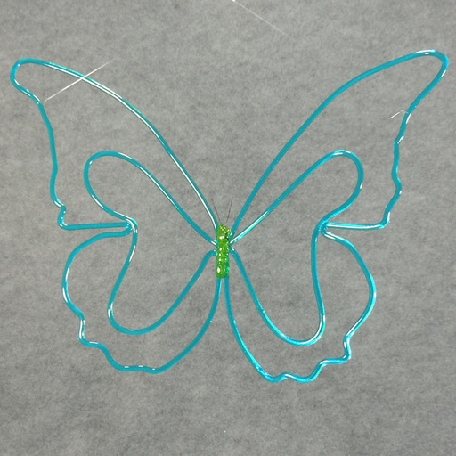 [SB342-BLU] BUTTERFLY 24" HANGING  BLUE