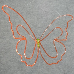 [SB342-ORG] BUTTERFLY 24&quot; HANGING  ORANGE