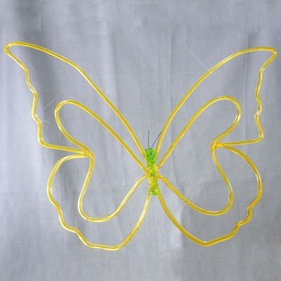 [SB342-YEL] BUTTERFLY 24&quot; HANGING  YELLOW
