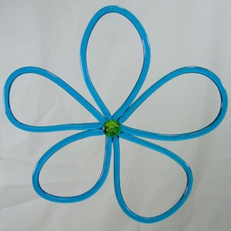 [SB344-BLU] DAISY HANGING DISPLAY 10&quot; BLUE