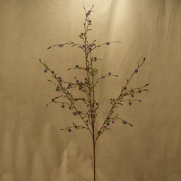 [SB4000-PUR] 37" BERRY PTERIS SPRAY X4 PLASTIC  PURPLE