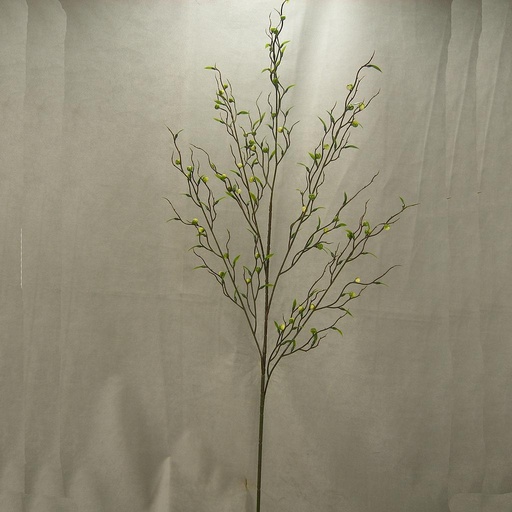 [SB4001-CGN] BERRY PTERIS SPRAY X5 (4/BDLE) 38" CREAM/GREEN