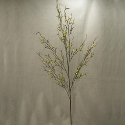 [SB4001-YEL] BERRY PTERIS SPRAY X5 (4/BDLE) 38&quot; YELLOW