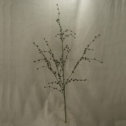 [SB4002-PLM] BERRY PTERIS SPRAY 37&quot; PLASTIC  PLUM