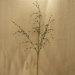 [SB4002-PUG] BERRY PTERIS SPRAY 37&quot; PLASTIC  PURPLE/GREEN