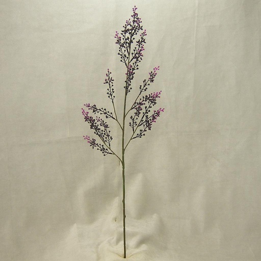 [SB4005-PLM] SEEDED FLOWER SPRAY 30" (6/BDL)  PLUM