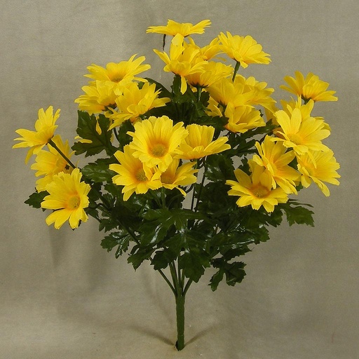 [SB4024-YEL] DAISY BUSH X9 15"  YELLOW
