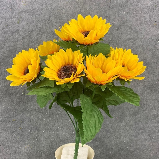 [SB4028] SUNFLOWER BUSH X8      16"