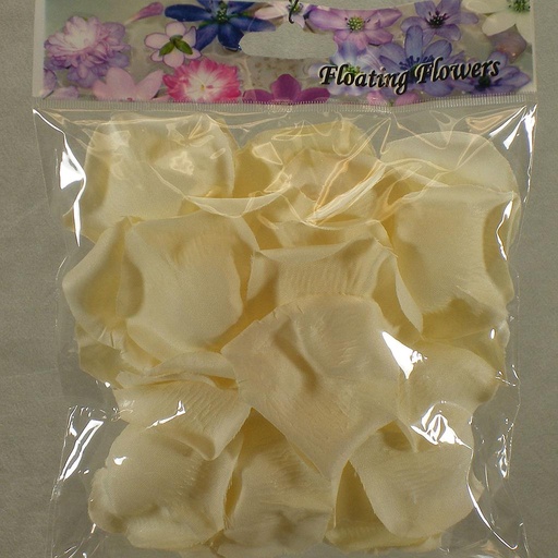 [SB4068-CRM] FLOATING ROSE PETALS (36/BAG)  CREAM