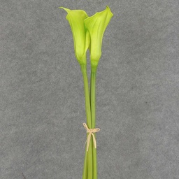 [SB4220-GRN] CALLA LILY 24" BUNDLE OF 3  GREEN