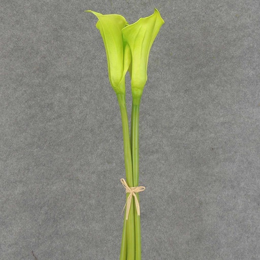 [SB4220-GRN] CALLA LILY 24" BUNDLE OF 3  GREEN