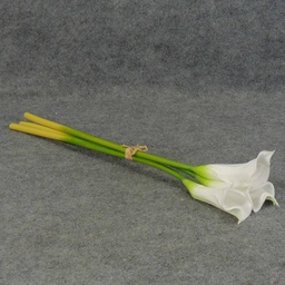[SB4220-WHT] CALLA LILY 24" BUNDLE OF 3  WHITE