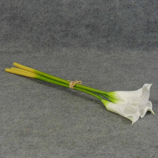 [SB4220-WHT] CALLA LILY 24" BUNDLE OF 3  WHITE