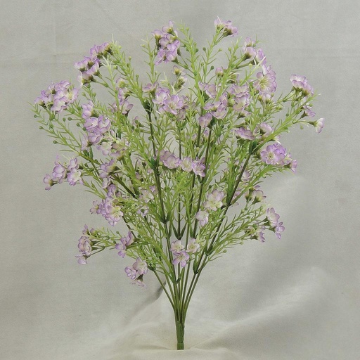[SB4235-LAV] WAX FLOWER BUSH X9   18"  LAVENDER
