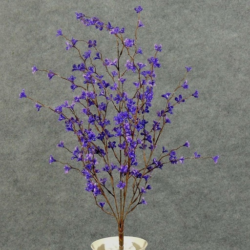 [SB5015-PUR] PLUM CROSS BUSH 22"  PURPLE
