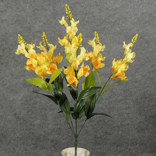 [SB5046-YEL] SNAPDRAGON BUSH X6   YELLOW