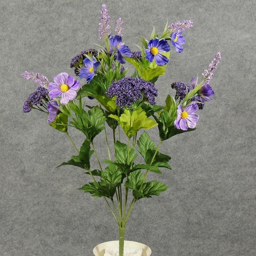 [SB5048-PUR] COSMOS MIXED BUSH X11  PURPLE
