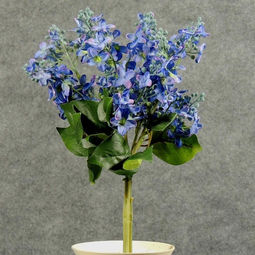 [SB5060-BLU] LILAC MINI BOUQUET X4  BLUE