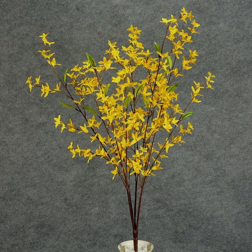 [SB5108-GYL] FORSYTHIA BUSH X10 GOLD/YELLOW 30"