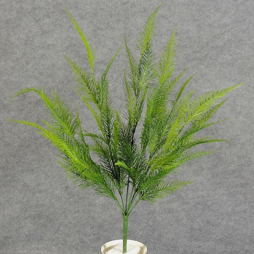 [SB5173] FERN LEAF BUSH X9 25" PLASTIC